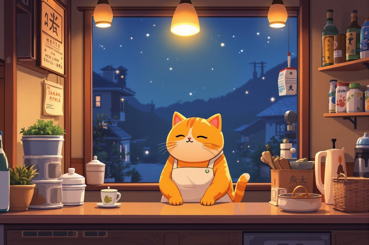 可可影视短剧 - 深夜食堂·猫町篇 - 深夜疗愈动漫短剧详情